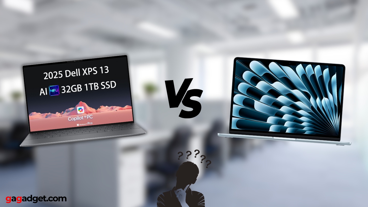 XPS 13 frente a Macbook Air M4