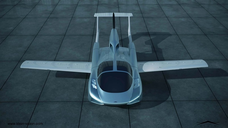 AirCar 2 en el suelo AirCar 2 en el suelo