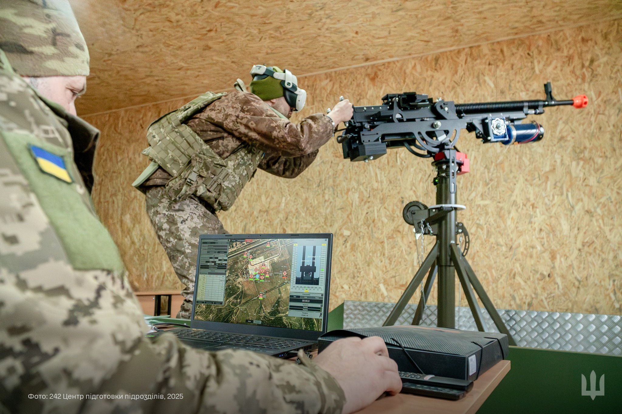 Entrenamiento virtual en armas de gran calibre