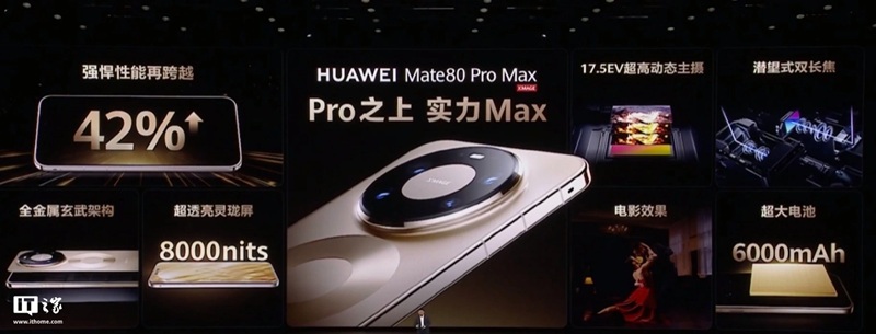 Smartphone Huawei Mate 80 - vista trasera