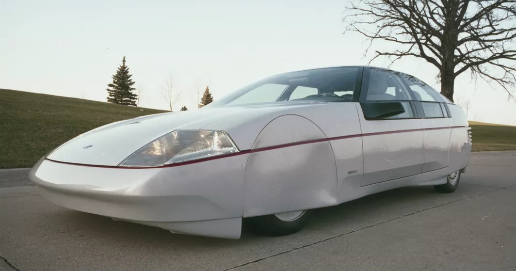 Concepto Ford Probe IV desde arriba