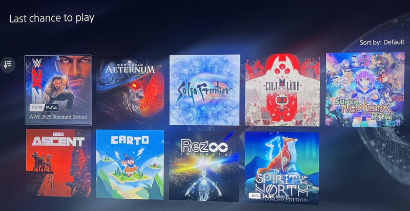 Colección de Juegos de PlayStation