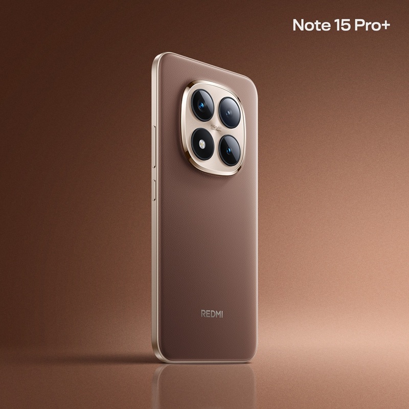 Imagen del Redmi Note 15 Pro+ en color Mocco Brown