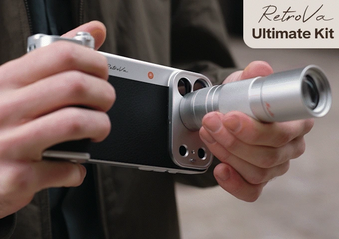 Lente Teleobjetivo Extensor Maestro 2.35× en iPhone