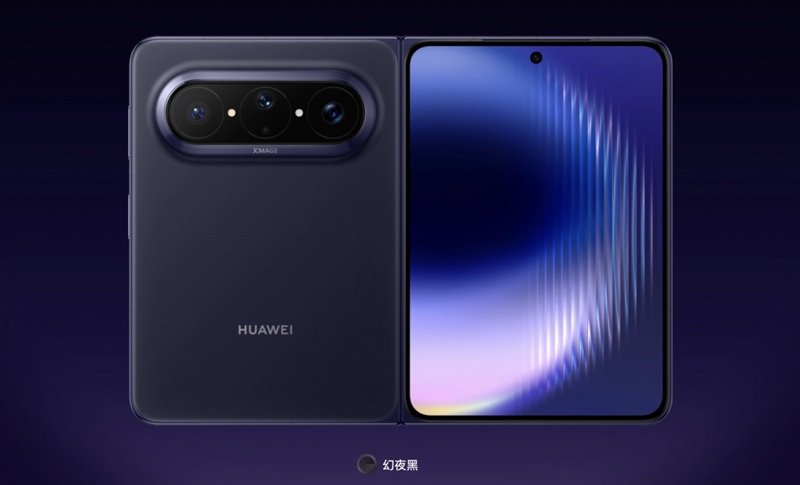 Huawei Pura X Max en índigo