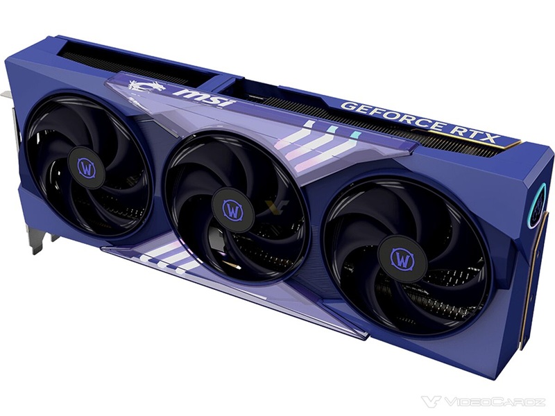 MSI GeForce RTX 5070 en azul oscuro