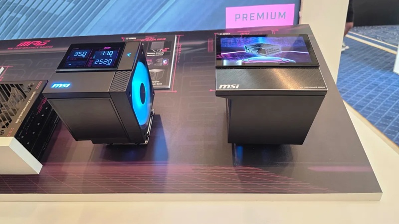 Enfriador de CPU MPG CoreFrozr con pantalla LCD