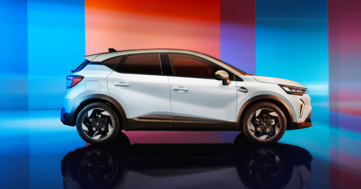 Vista lateral del Renault Captur Eco-G 120