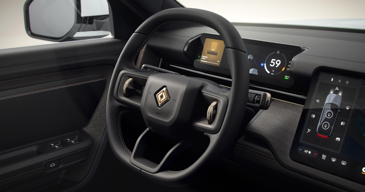 Interior del Rivian R2