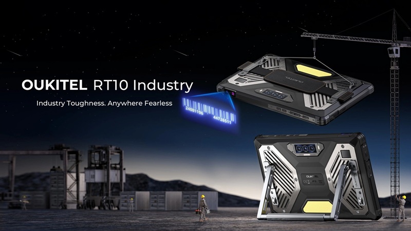 Portátil resistente Oukitel RG14-P con panel solar