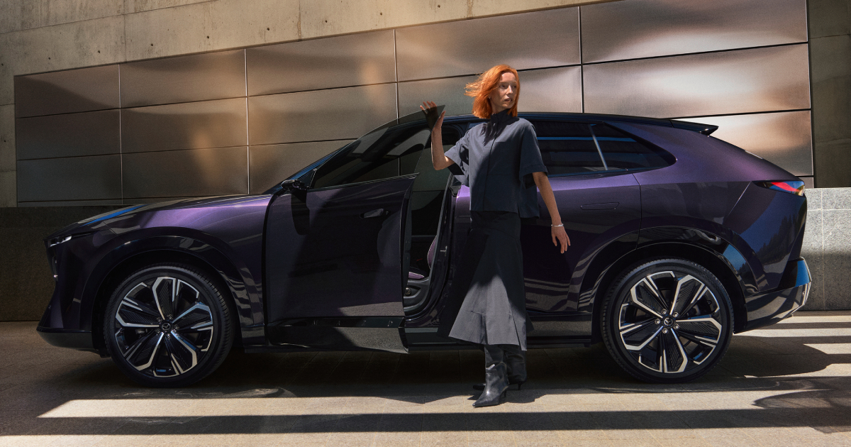 Parte trasera del Mazda CX-6e