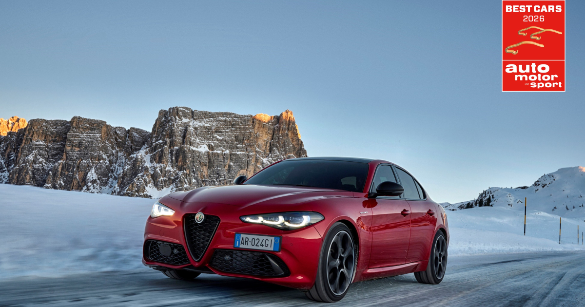Foto del Alfa Romeo Giulia ganador de MEJORES COCHES 2026