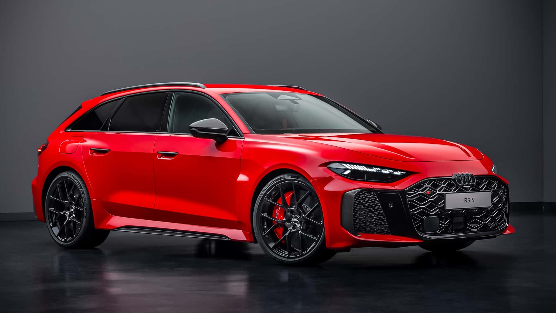 Audi RS5 Avant 2026 parrilla delantera estilizada