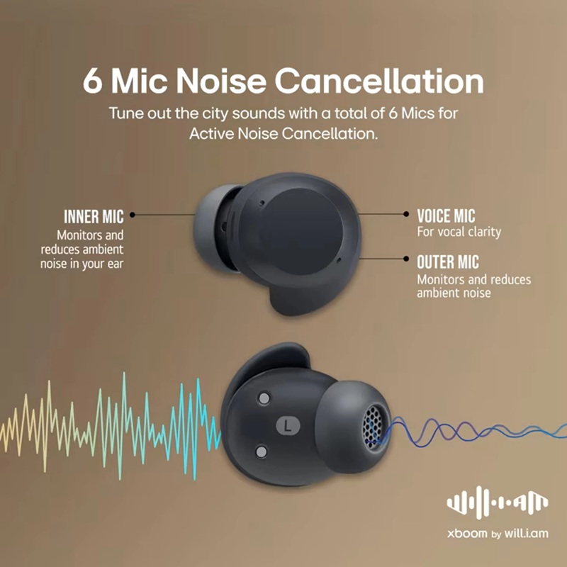 Diseño de LG xboom Buds Plus