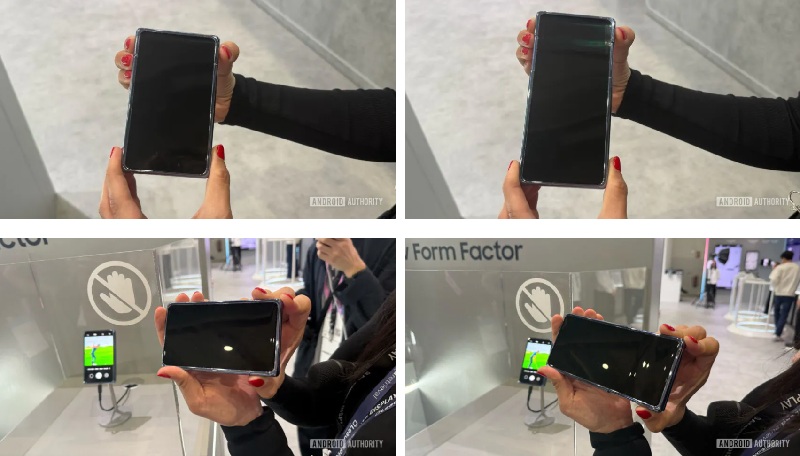 Prototipo Samsung Mobile Slidable en el stand del MWC 2023