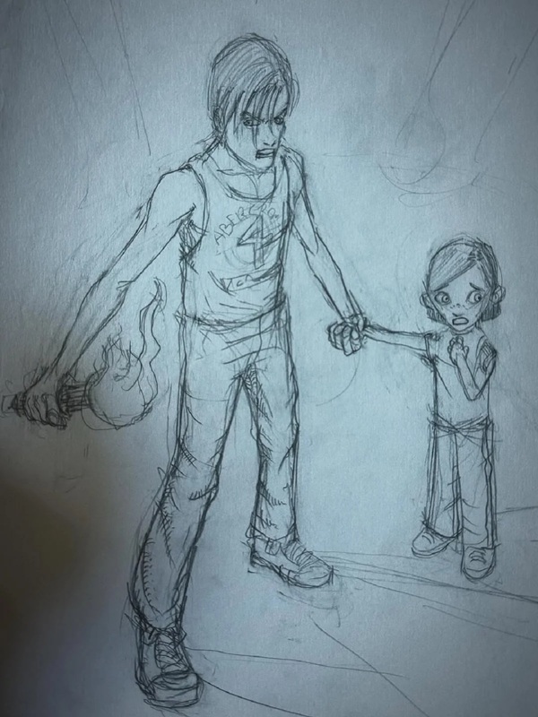 Boceto raro del archivo de Neil Druckmann