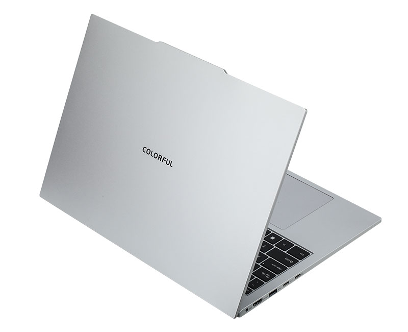 Primer plano del teclado del COLORFUL Rimbook L1 Plus