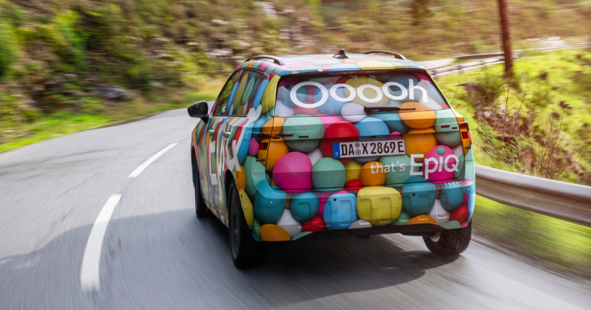 Parte frontal de Škoda Epiq