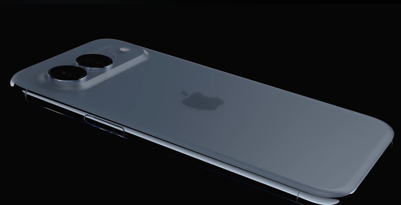 Renderización del panel trasero del iPhone 20