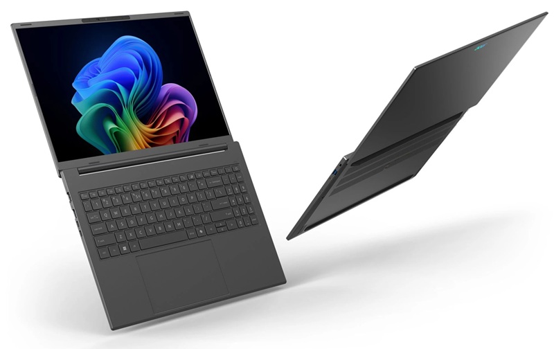 Diseño delgado y liviano de las laptops Acer Aspire AI