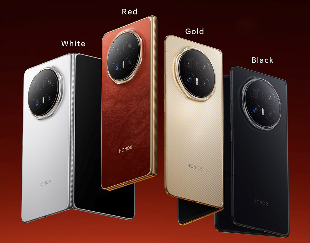Paleta de colores del smartphone Honor Magic V6