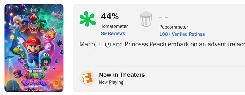 Escena de The Super Mario Galaxy Movie 1