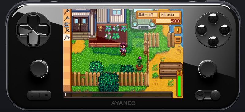 Ayaneo Pocket S Mini - vista posterior