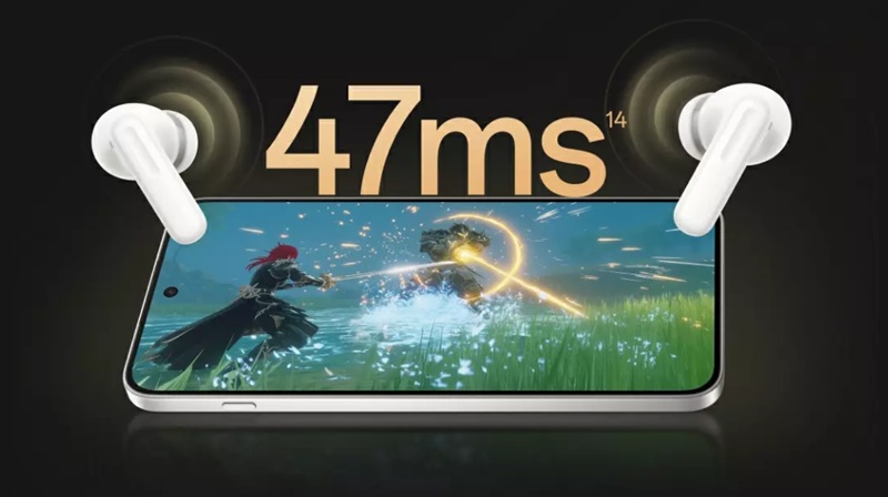 OPPO Enco Air 5 Pro en el estuche de carga