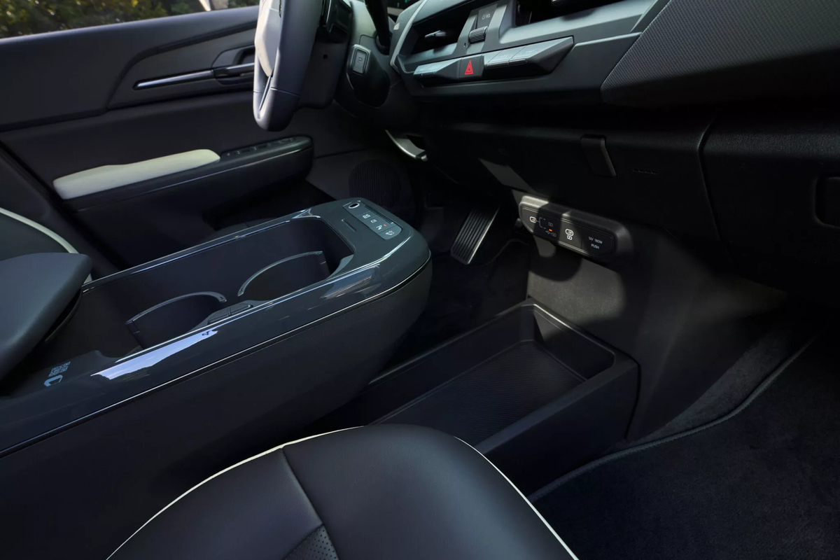 Detalles interiores del Kia EV5