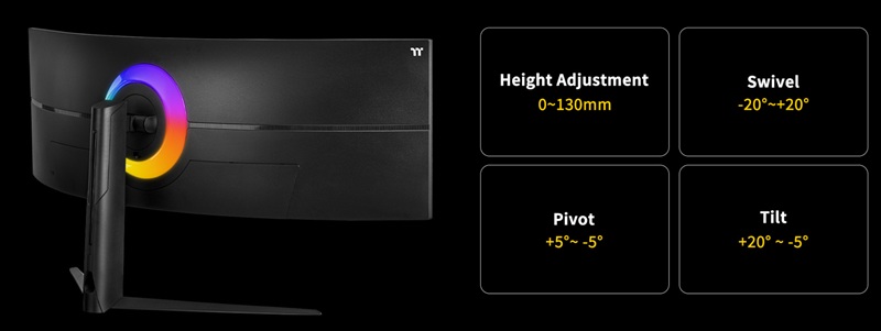 Monitor ultra ancho Thermaltake TGM‑V49CDQ