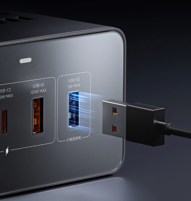 Xiaomi Estación de Carga de Escritorio 140W en varias perspectivas