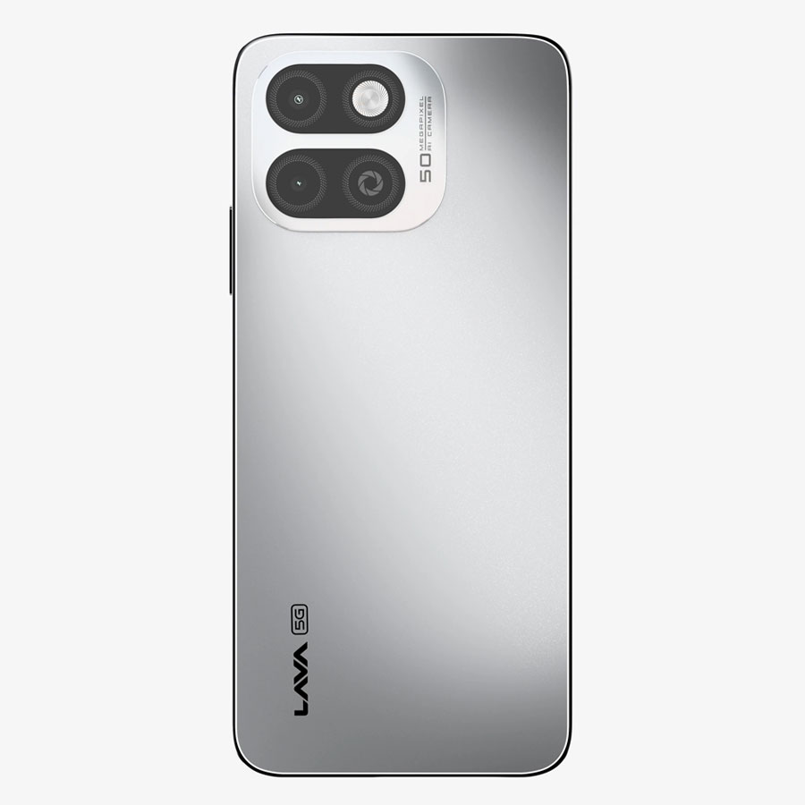 Vista detallada de la cámara del Lava Virat V1 Pro 5G
