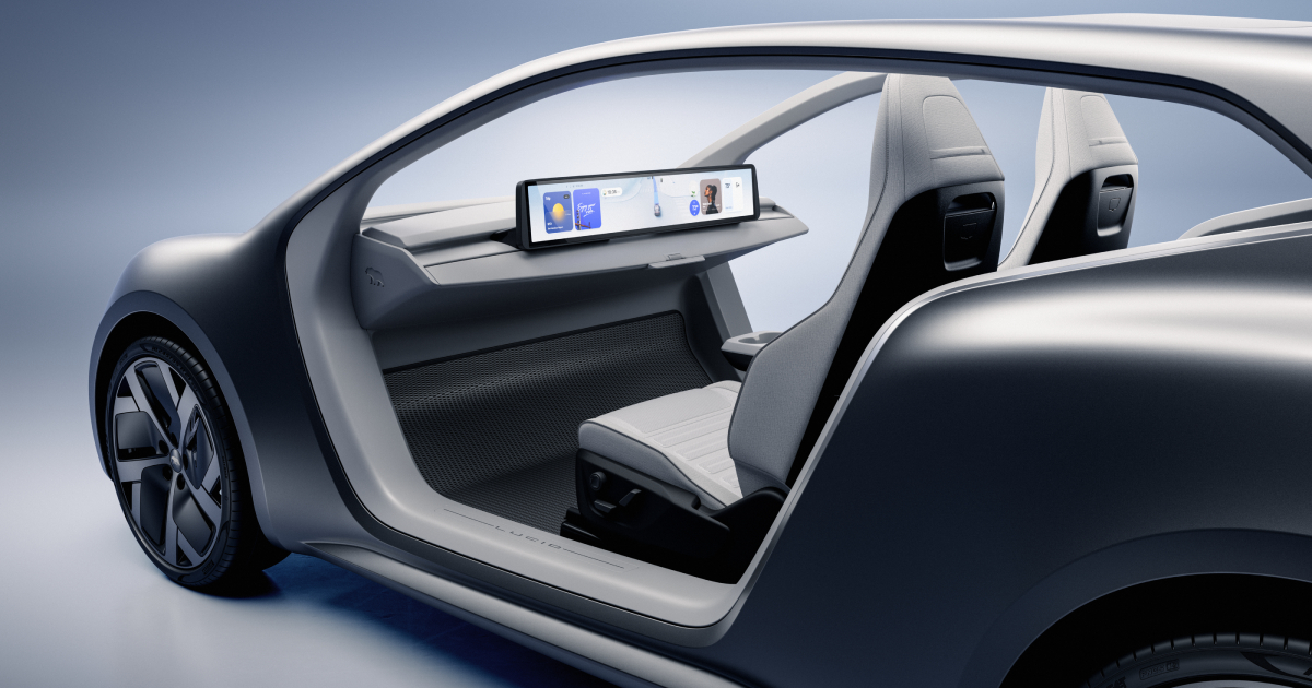 Panel frontal de Lucid Lunar