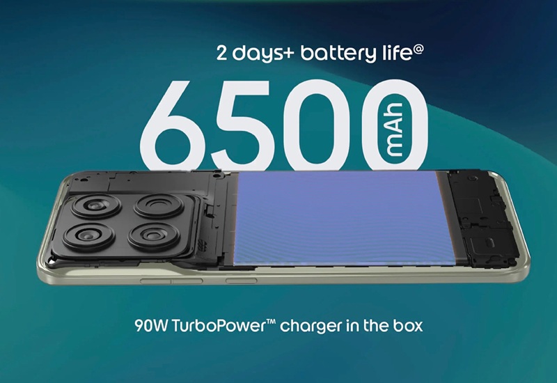 Módulo de cámara trasera del Motorola Edge 70 Pro