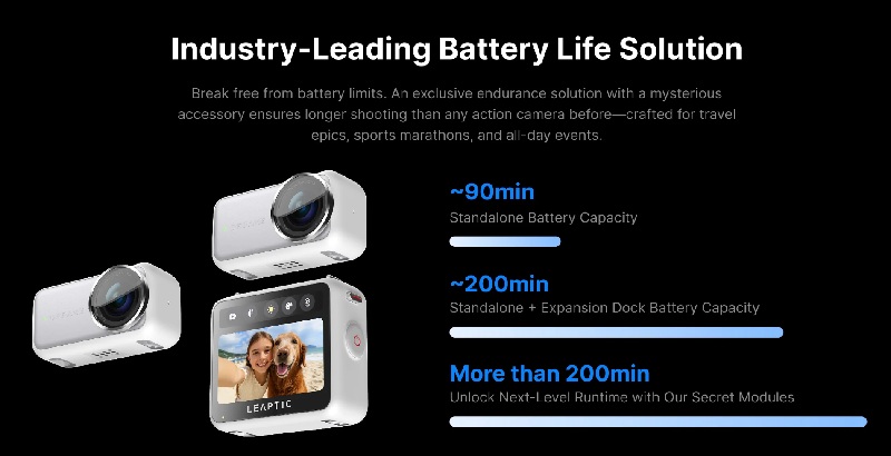 Leaptic Cube con batería adicional