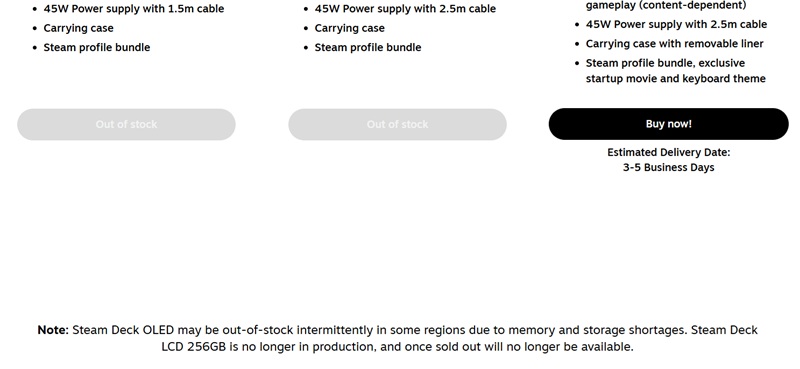 Consola Steam Deck OLED