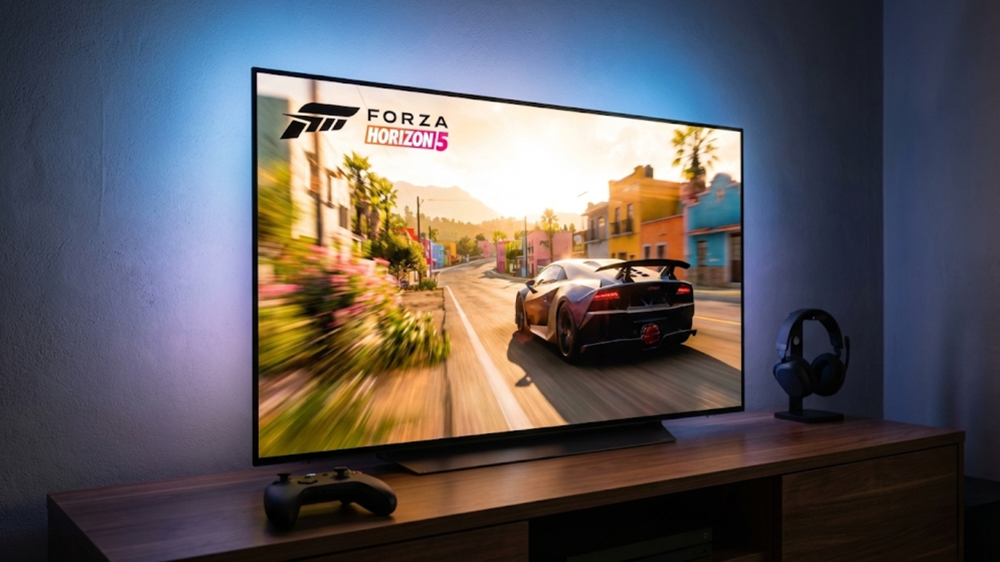 OLED vs QLED TV consola de configuración de rendimiento de juegos