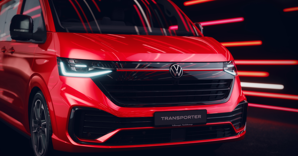 Diseño de parrilla del Volkswagen Transporter Sportline