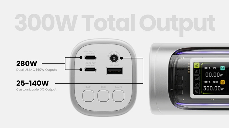 Configuración de puertos en Sharge 300