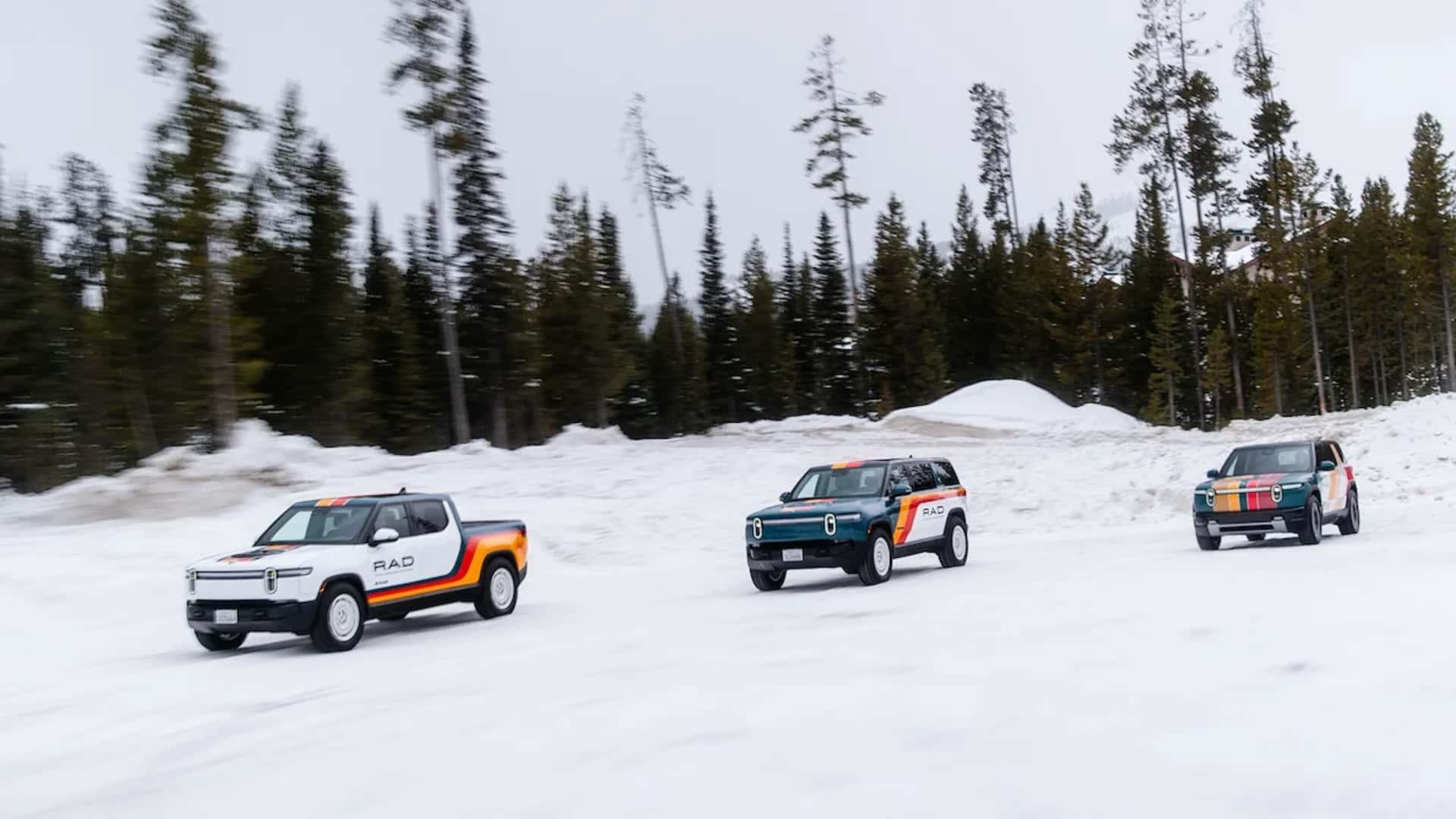 Pruebas todoterreno de Rivian RAD