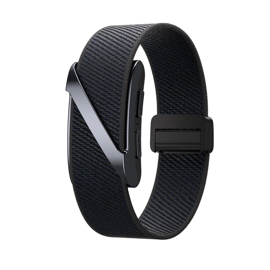 Vista frontal del rastreador de fitness Rogbid Loop V