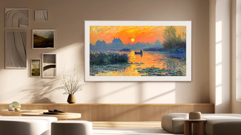 Ejemplo de uso del Modo de Arte en TCL A400 Pro