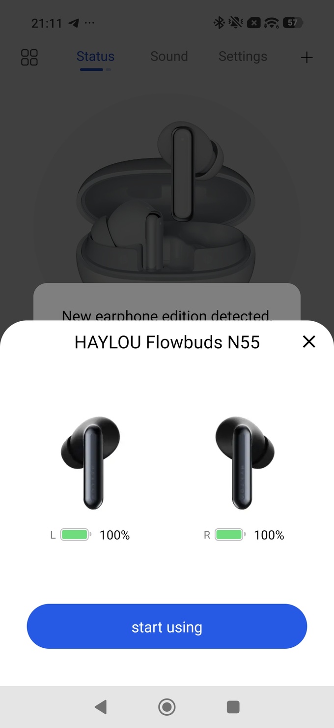 Haylou Sound app - captura de pantalla 3