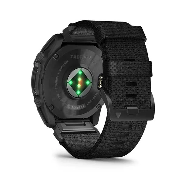 Vista trasera de Garmin Tactix 8 AMOLED