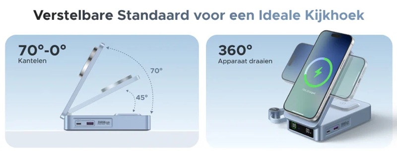 Características de Ugreen MagFlow 2 en 1 MagSafe