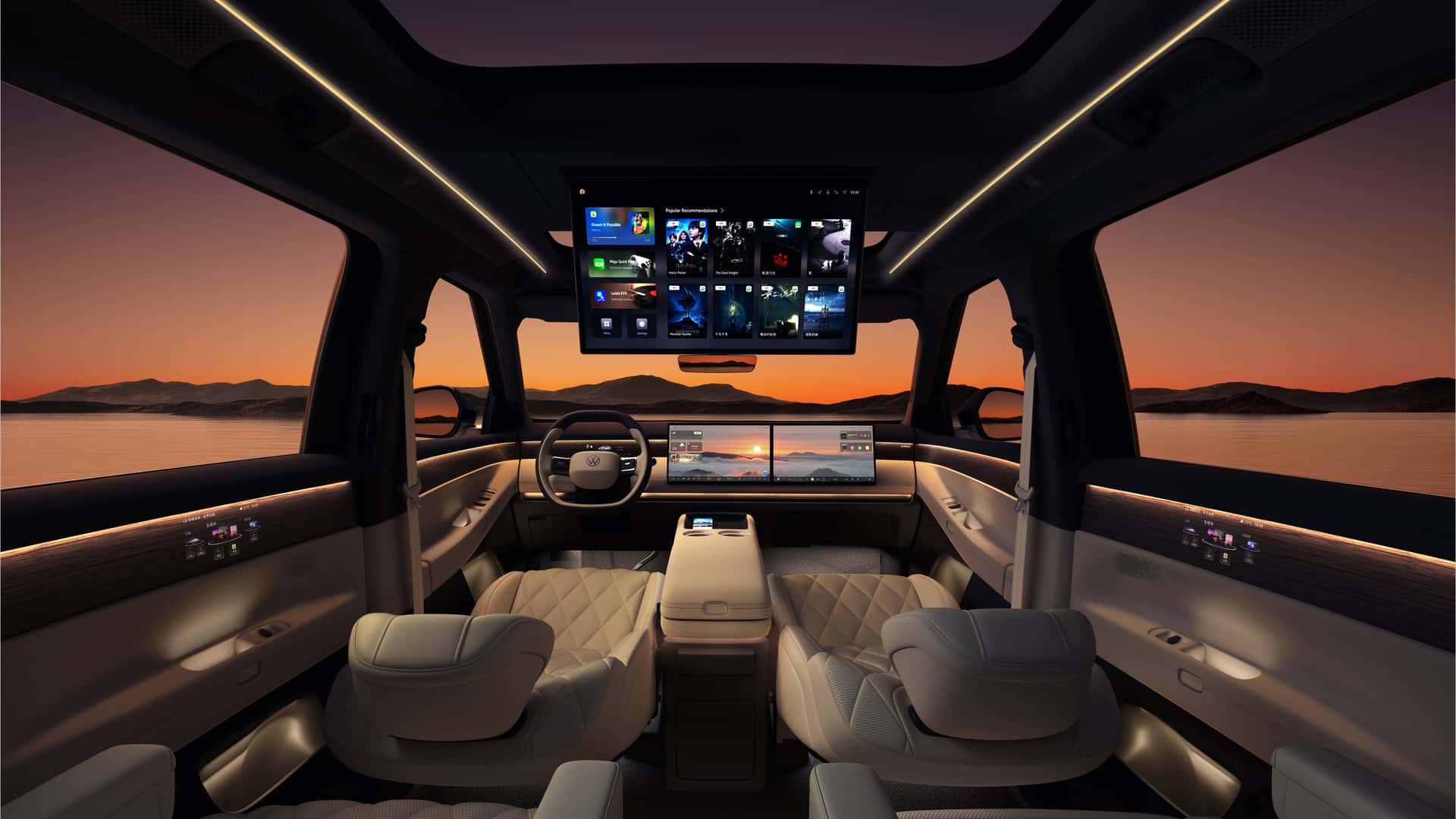 Pantallas en el Volkswagen ID. Era 9X