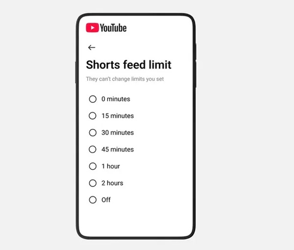 Imagen del límite de tiempo de YouTube Shorts